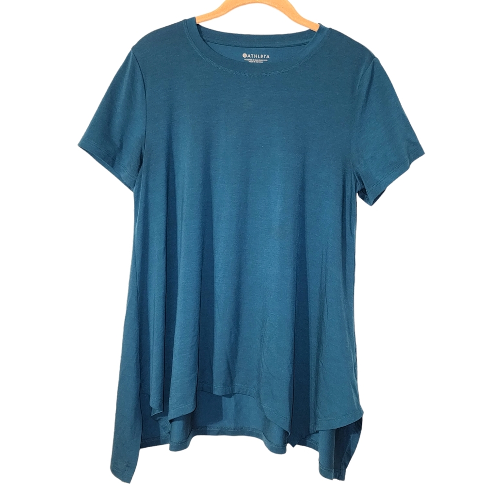 Athleta Asymmetrical Handkerchief Hemmed Top